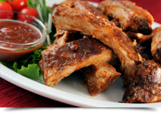 Barbecue pork ribs